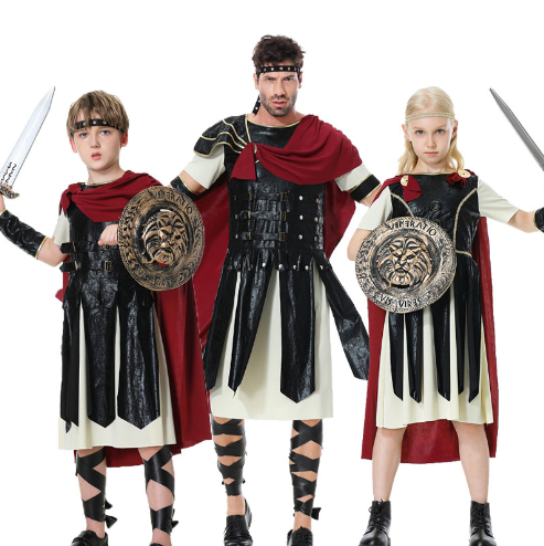 Spartan Kids Costume Set for Halloween (One Set)