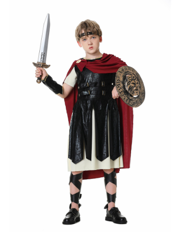 Spartan Kids Costume Set for Halloween (One Set)